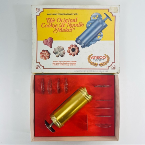 Vintage Kitchen Vintage Cookie And Noodle Press Ateco Made In Usa